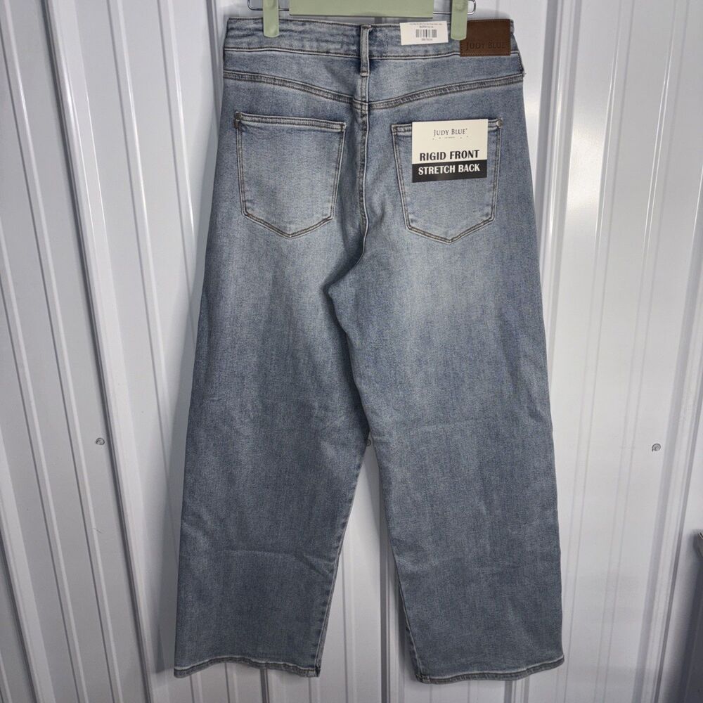 Judy Blue “Its All In The Twist” Baggy High Waist Jeans Size 9/29 NWT - Picture 4 of 9